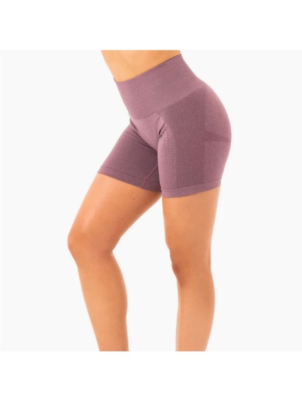 RYDERWEAR SEAMLESS STAPLES SHORTS PURPLE MARL Large